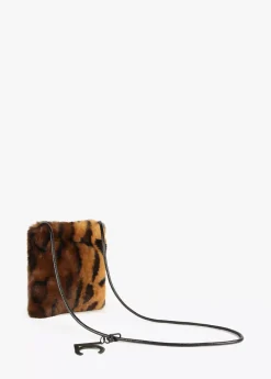 Clearance Bandolera efecto pelo animal Animal Print|Bandoleras