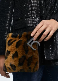 Clearance Bandolera efecto pelo animal Animal Print|Bandoleras