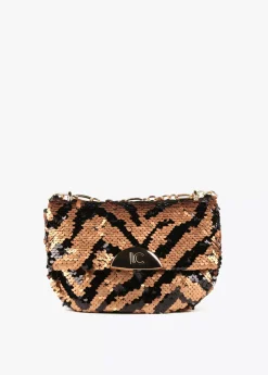 Outlet Bandolera lentejuelas Animal Print|Bandoleras