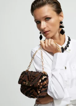 Outlet Bandolera lentejuelas Animal Print|Bandoleras