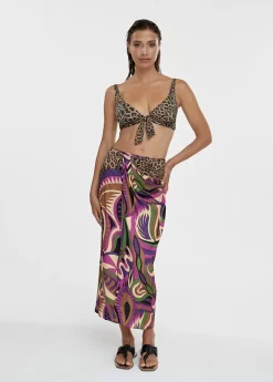 Online Bikini animal print y pasley Baño