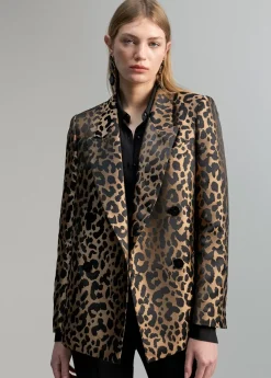 Clearance Blazer animal print Americanas Y Blazers|Animal Print