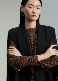 Hot Blazer tipo capa Americanas Y Blazers