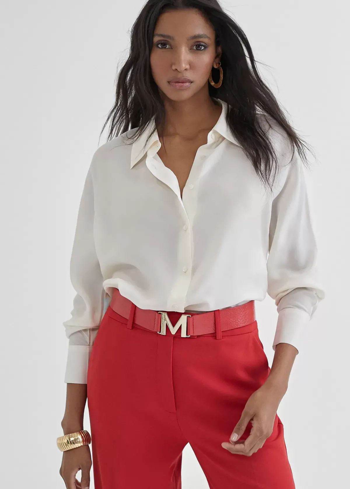 Online Blusa monocolor Camisas Y Blusas