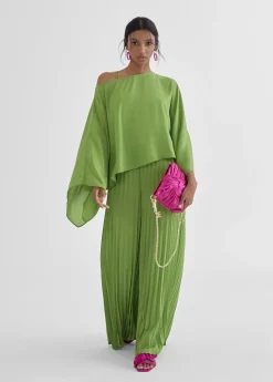 Hot Blusa/capa satinada Camisas Y Blusas