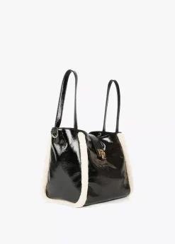 Best Bolso efecto piel brillante Bolsos Shopper|Bolsos De Hombro