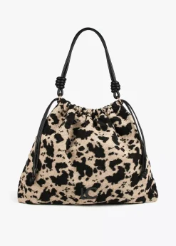 Outlet Bolso tejido animal Animal Print|Bolsos Shopper