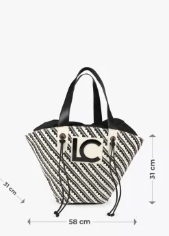 Sale Bolso tipo cesta en efecto rafia Bolsos|Baño