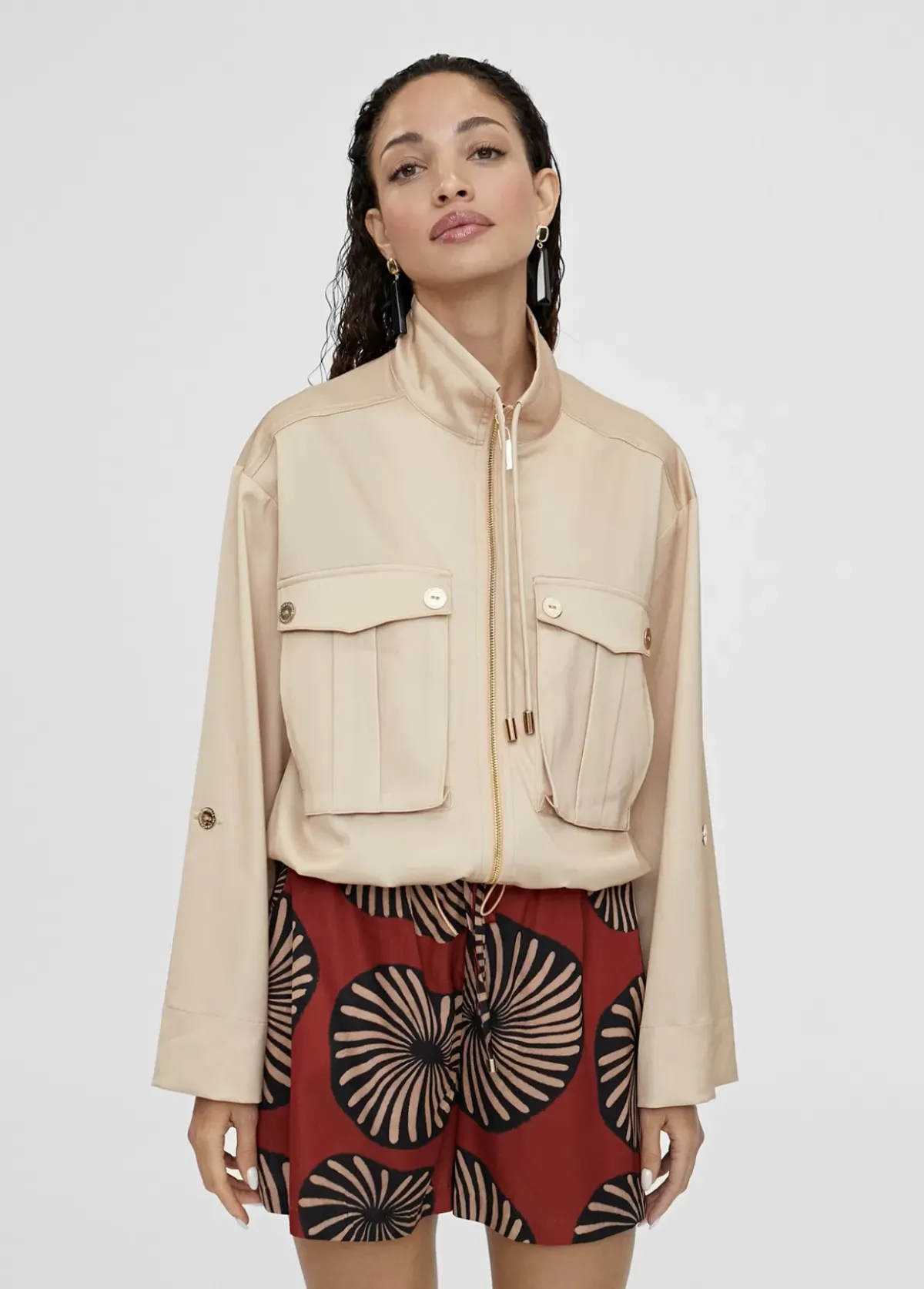 Best Bomber monocolor con bolsillos Chaquetas Y Gabardinas|Abrigos Y Cazadoras