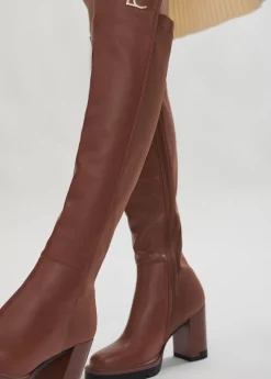 Outlet Bota mosquetera alta con tacón |  Calzado | Lola Casademunt Botas Y Botines