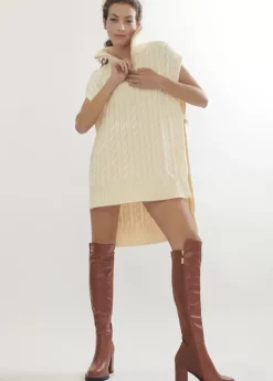 Outlet Bota mosquetera alta con tacón |  Calzado | Lola Casademunt Botas Y Botines