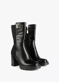 Hot Botin media caña dos tejidos |  Calzado | Lola Casademunt Botas Y Botines