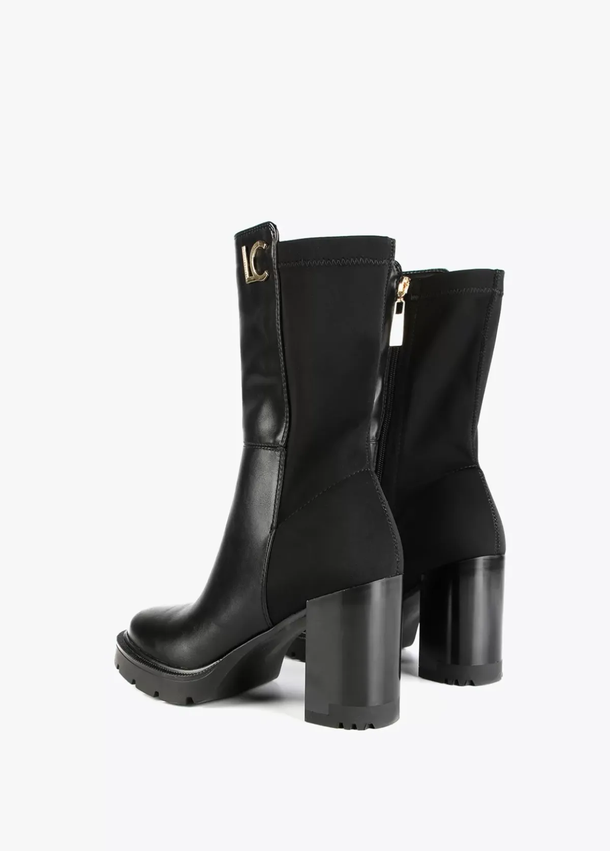 Hot Botin media caña dos tejidos | Calzado | Lola Casademunt Botas Y Botines