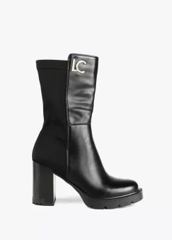 Hot Botin media caña dos tejidos | Calzado | Lola Casademunt Botas Y Botines