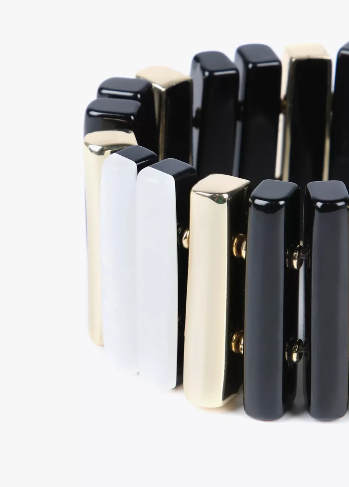 Clearance Brazalete piezas tricolor Bisuteria