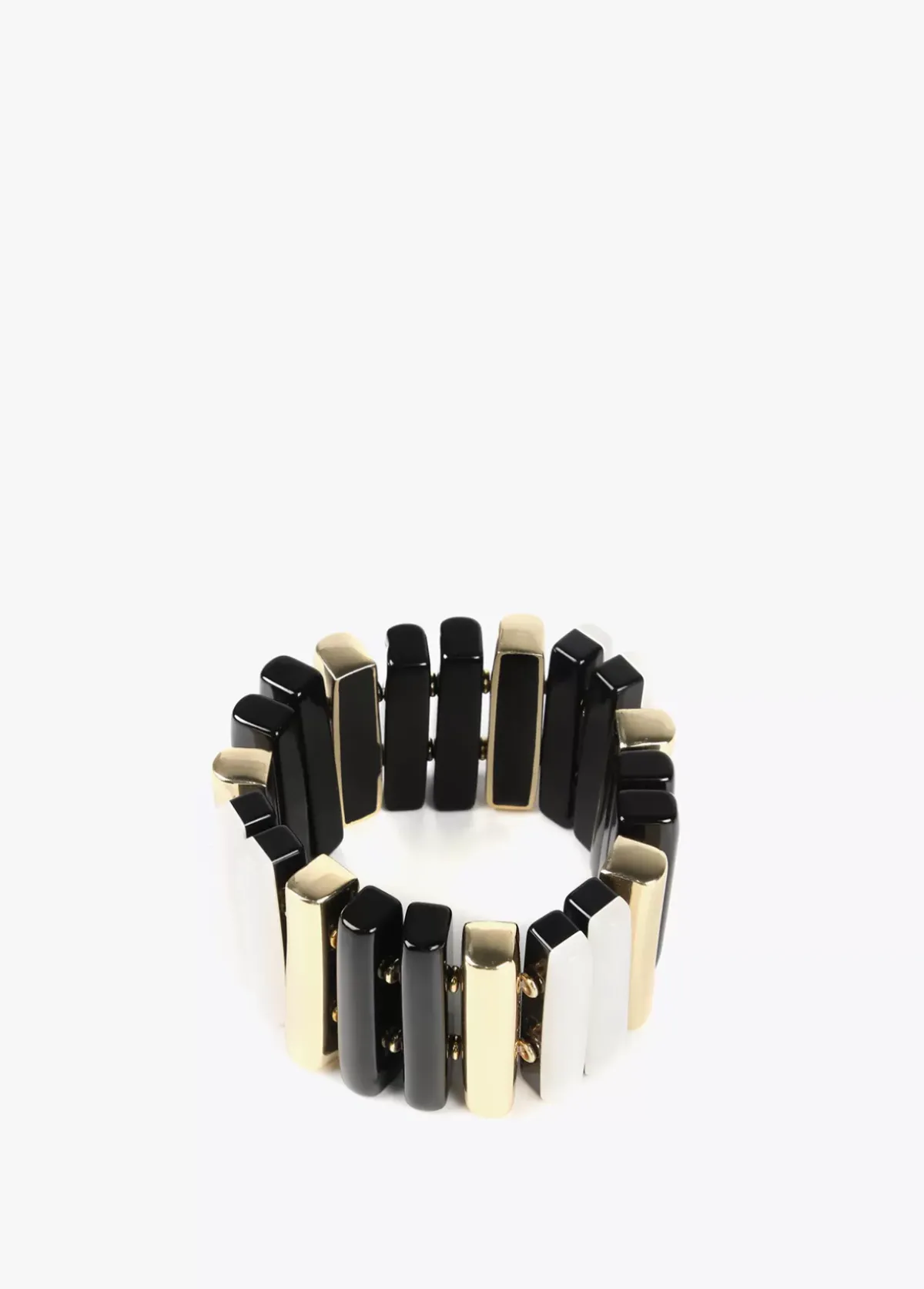 Clearance Brazalete piezas tricolor Bisuteria