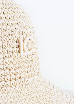 New Bucket efecto ráfia y crochet Accesorios|Baño