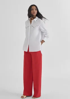 Best Camisa con detalle joyas Camisas Y Blusas