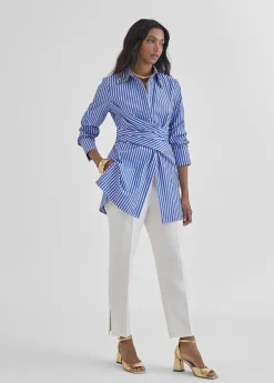 Hot Camisa rayas detalle joyas Camisas Y Blusas