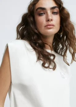 Clearance Camiseta detalle bordado Camisetas Y Tops