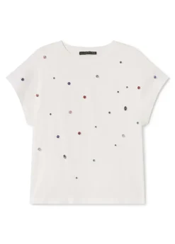 Sale Camiseta detalle joyas Camisetas Y Tops