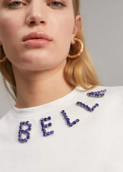 Camiseta detalle pedrería Camisetas Y Tops