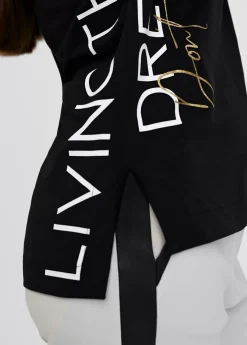 Discount Camiseta posicionado letras Camisetas Y Tops