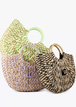 New Cesto efecto ráfia Bolsos|Baño