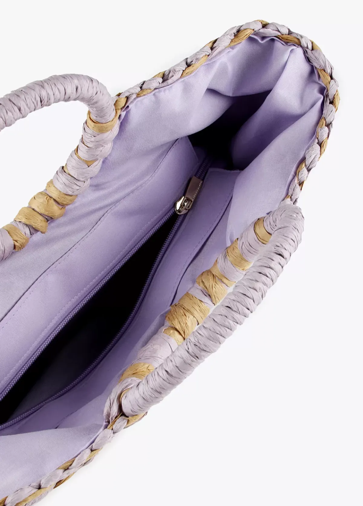 Cesto efecto ráfia Bolsos|Baño