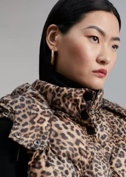 Online Chaleco acolchado animal print Animal Print|Chalecos