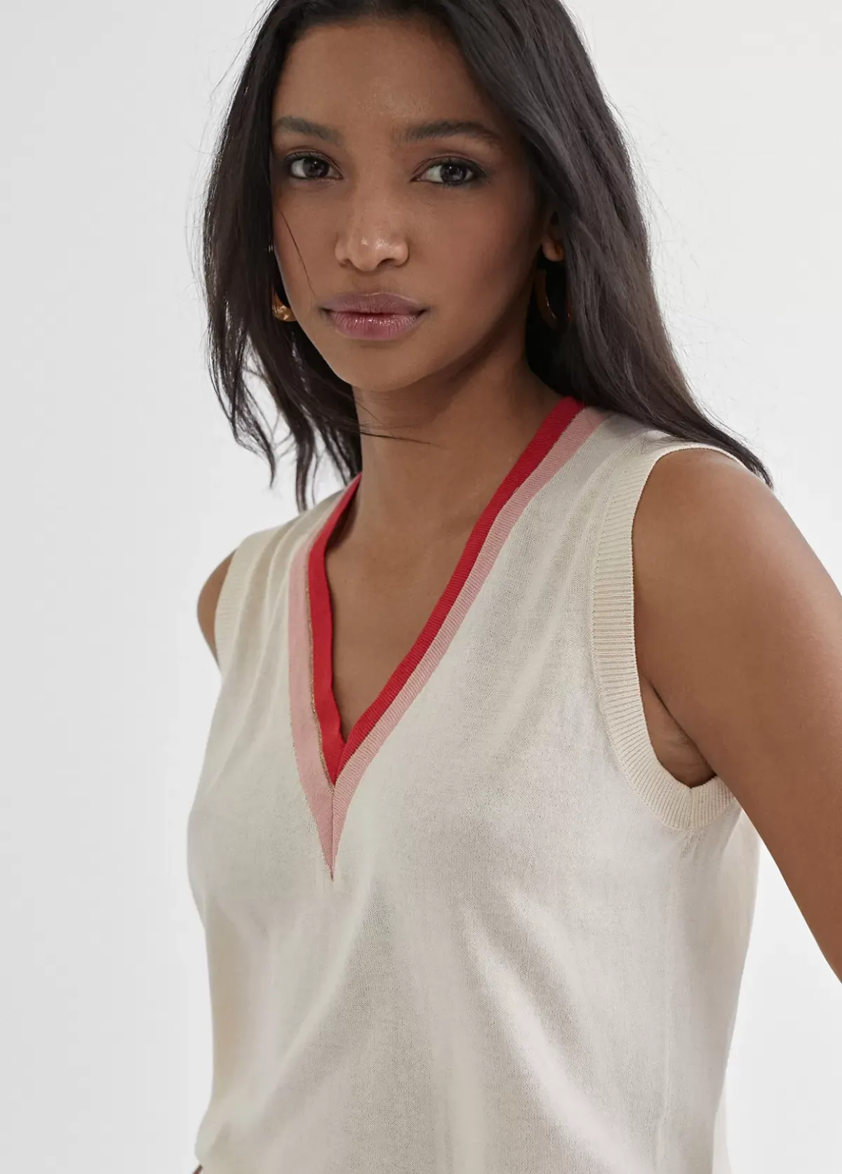 Chaleco bicolor Punto|Chalecos