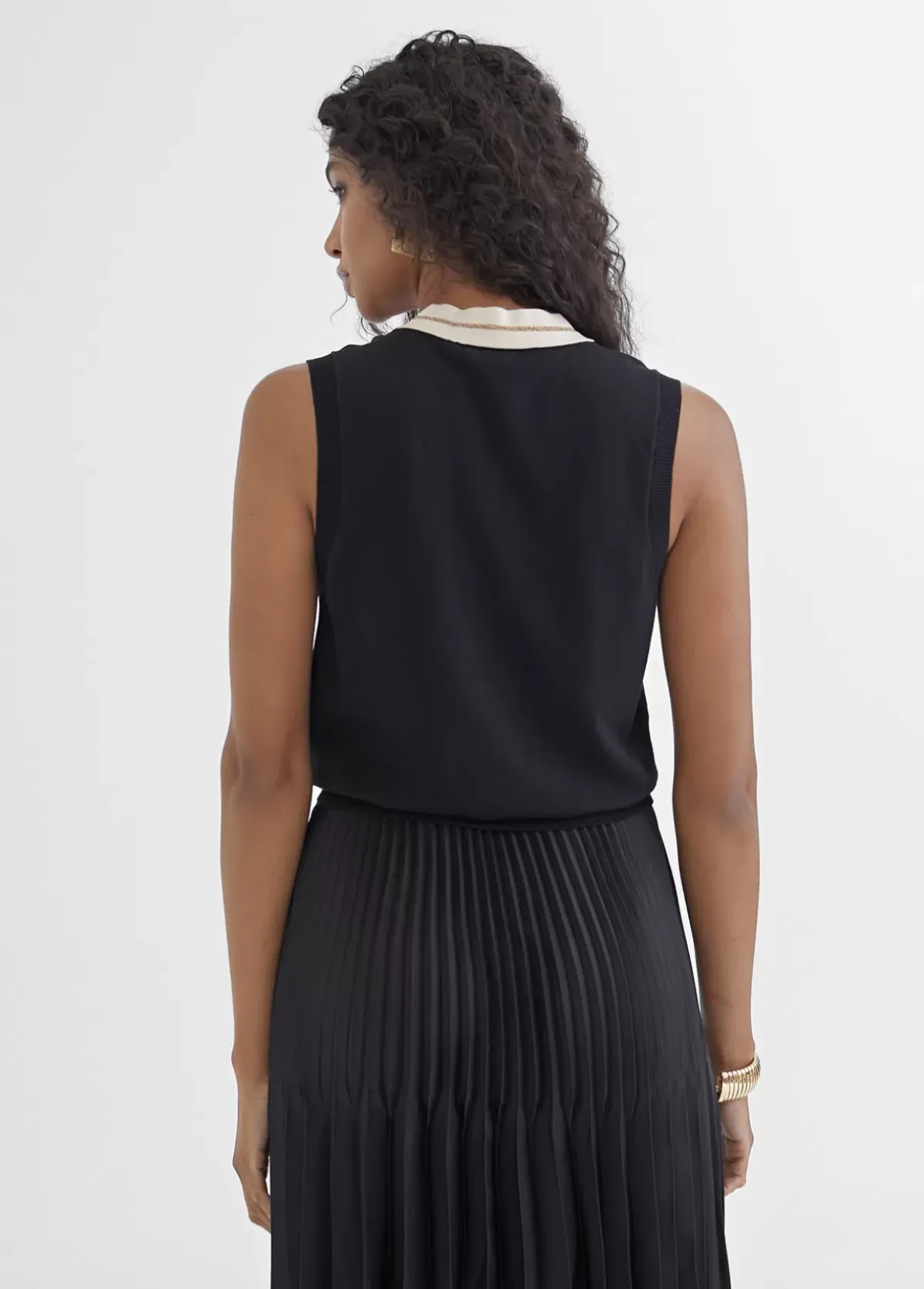 Outlet Chaleco bicolor Punto|Chalecos