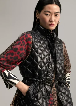 New Chaleco detalles animal print Animal Print|Chalecos