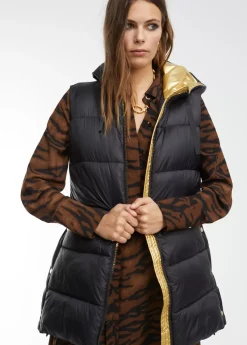 Hot Chaleco detalles dorados Chalecos