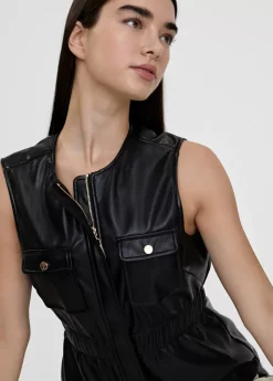 Sale Chaleco efecto piel Chalecos