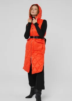 Clearance Chaleco largo acolchado Chalecos