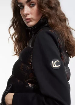 Hot Chaqueta efecto escamas Animal Print|Chalecos