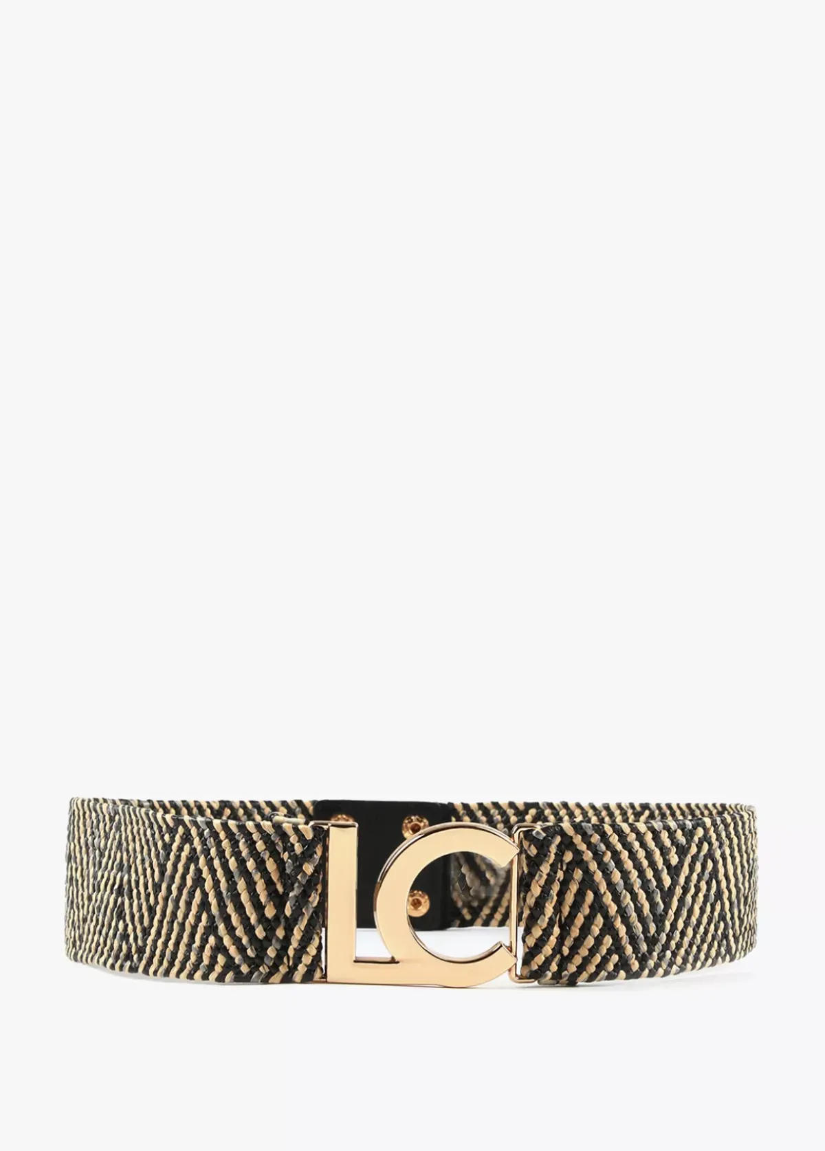 Cinturón elástico efecto ráfia Accesorios