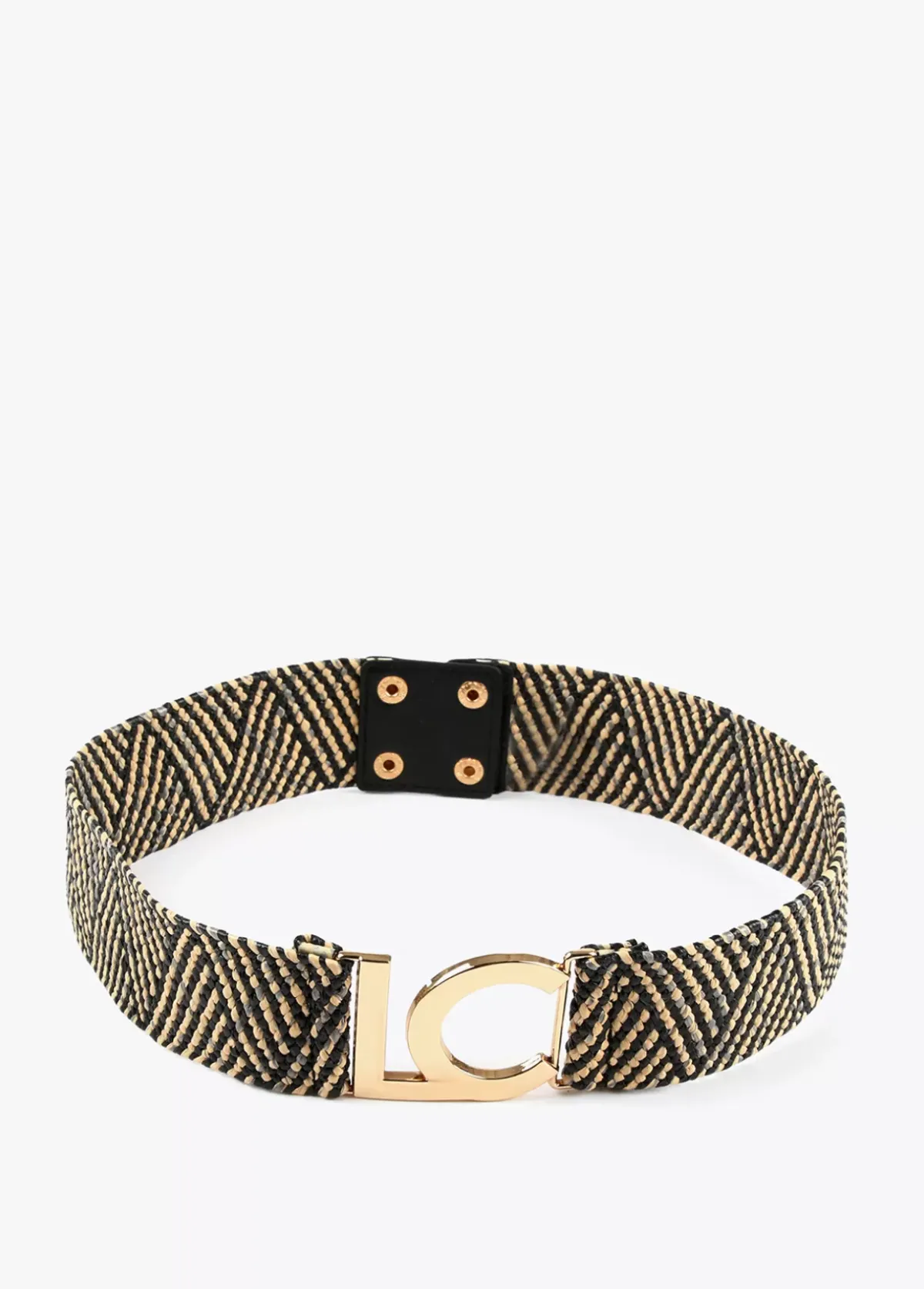 Cinturón elástico efecto ráfia Accesorios