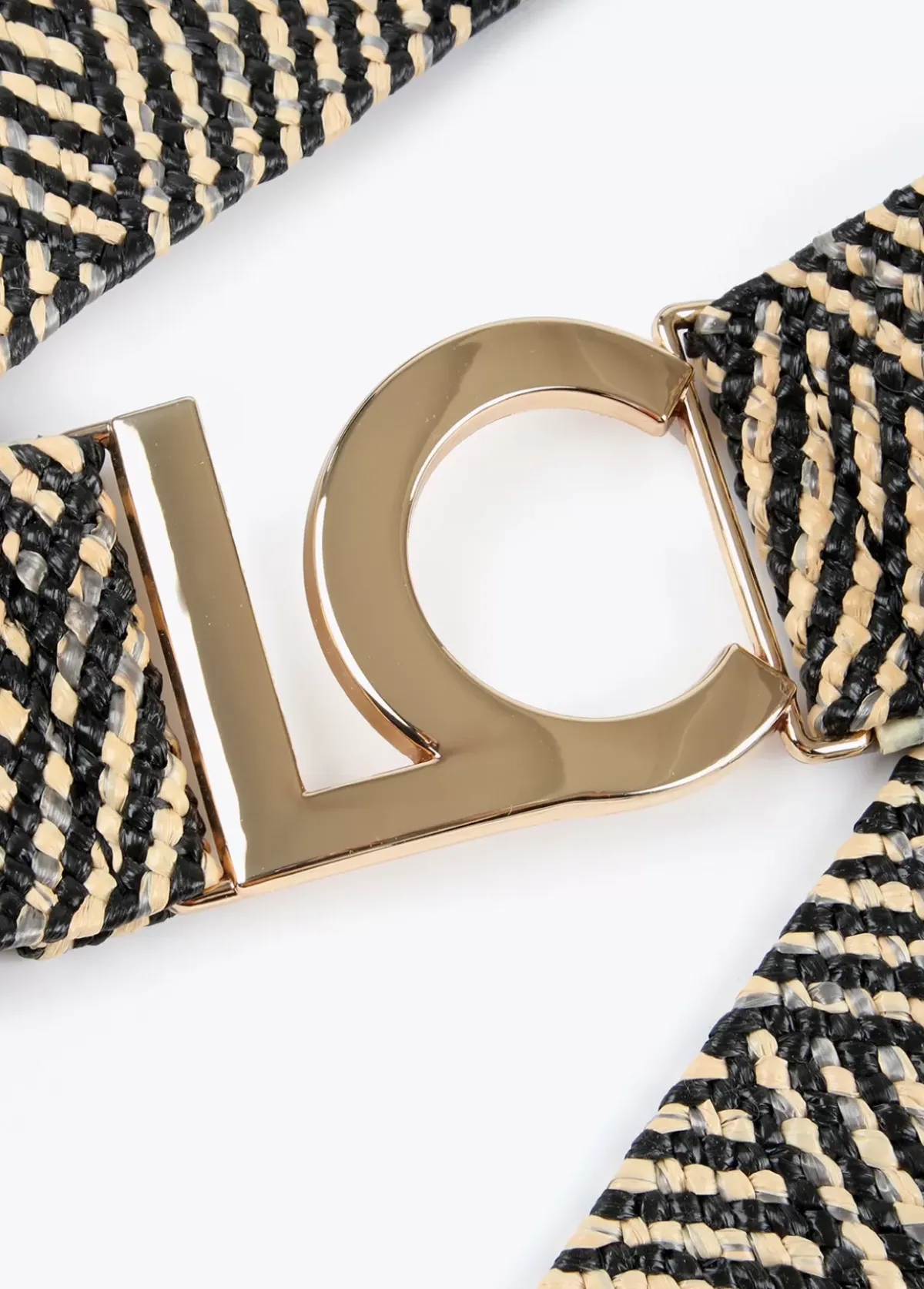 Cinturón elástico efecto ráfia Accesorios