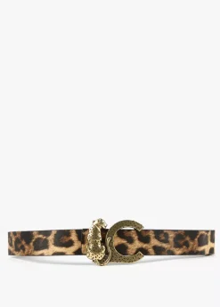 Clearance Cinturón reversible animal print Animal Print|Cinturones