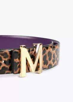 Best Cinturón reversible hebilla dorada Accesorios