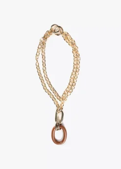 Hot Collar doble cadena y colgante Bisuteria