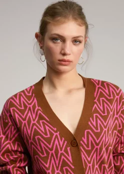 Online Cárdigan monograma Punto