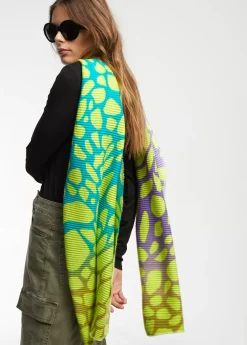 New Fular plisado animal print Animal Print|Bufandas Y Pañuelos