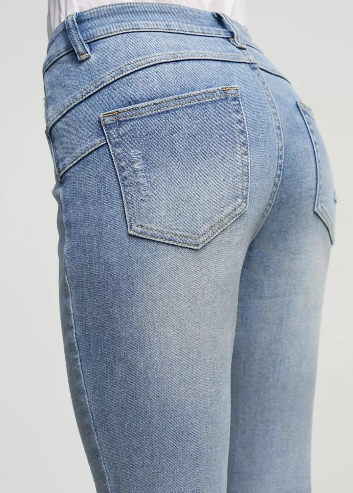 Hot Jeans efecto tornasolado Pantalones