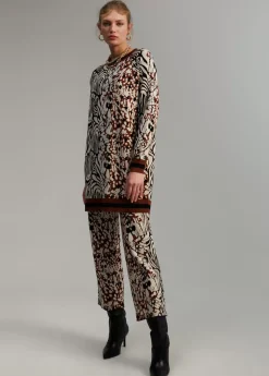 Outlet Jersey punto estampado Animal Print|Punto