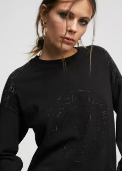 Best Jersey punto logo strass Punto|Sudaderas