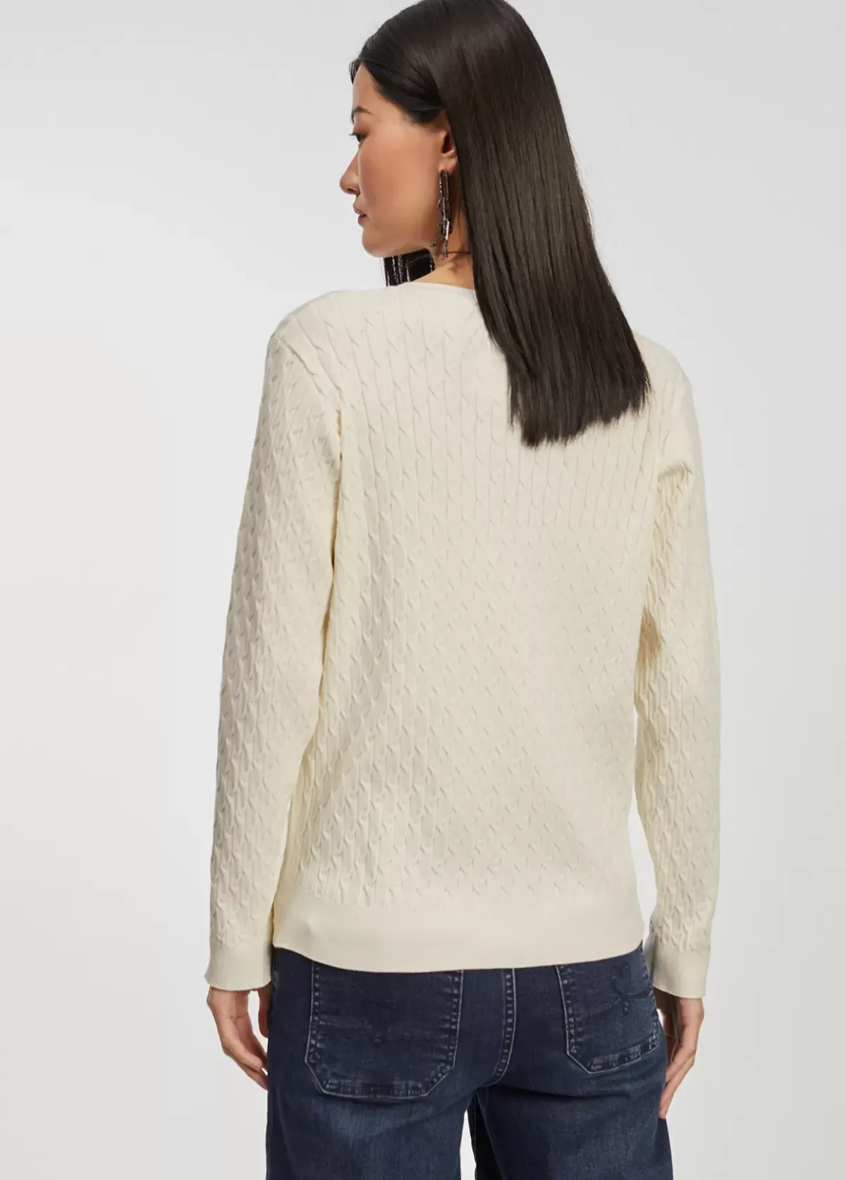 Sale Jersey punto trenzado Punto