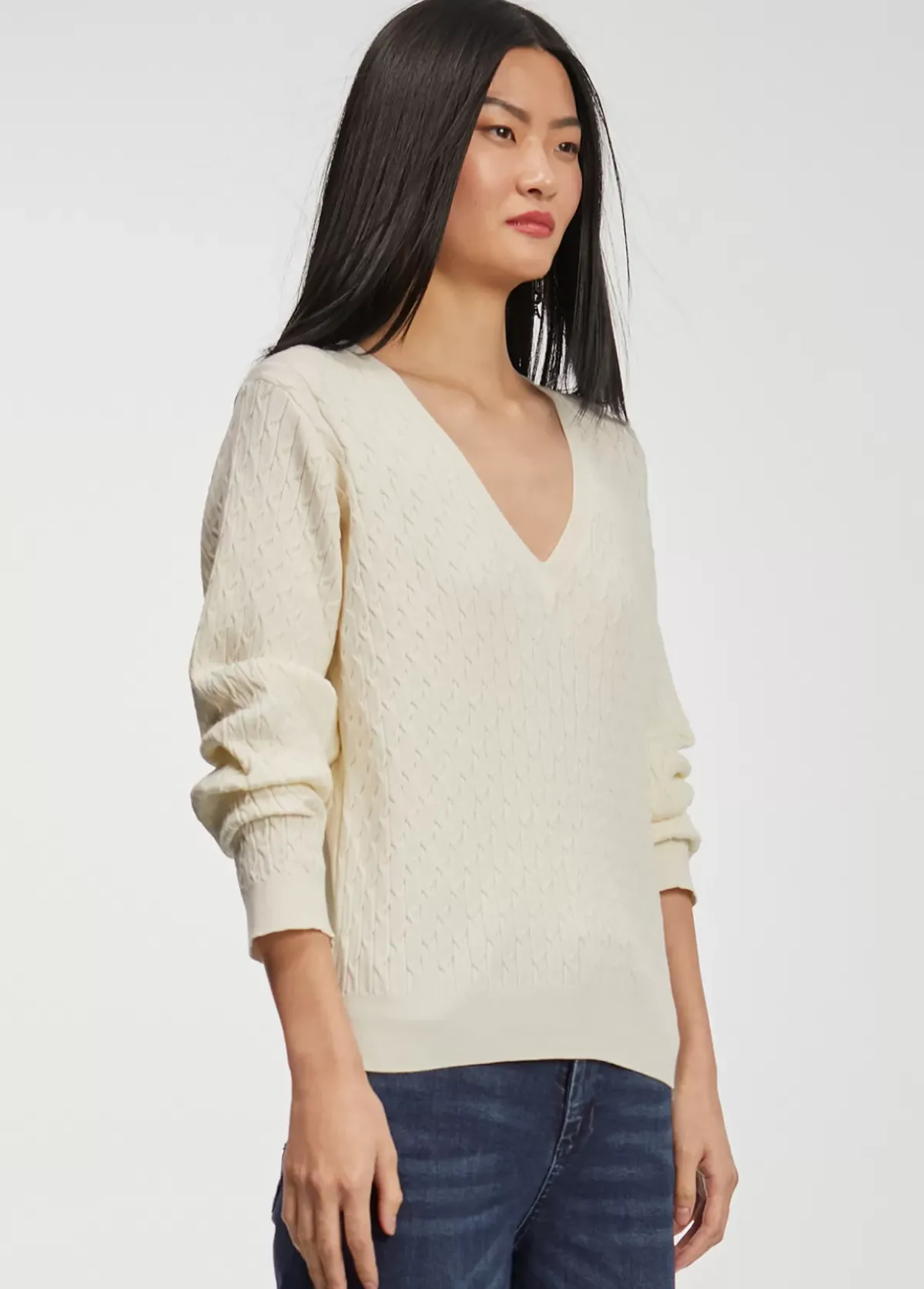 Sale Jersey punto trenzado Punto